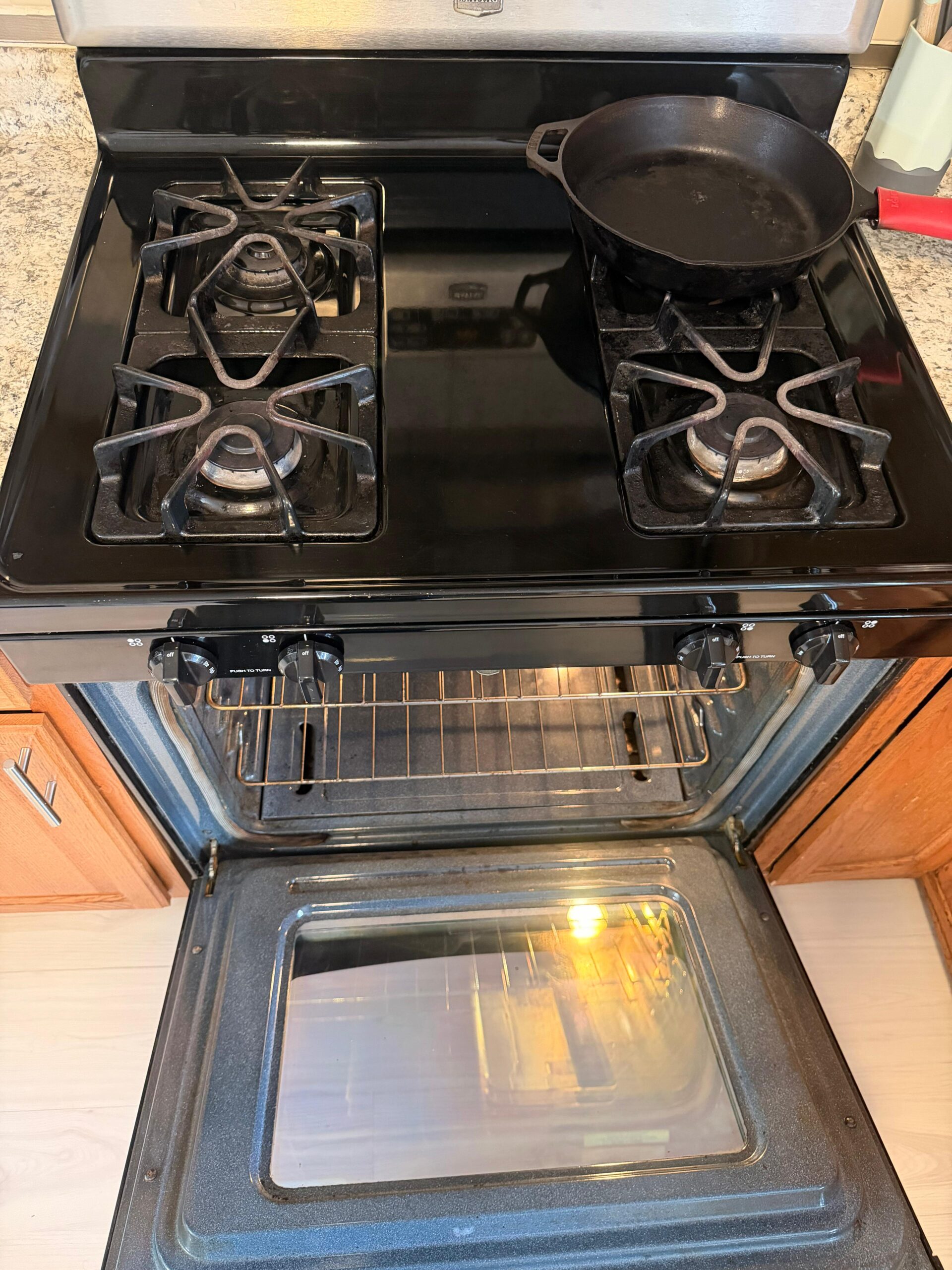 After cleaning